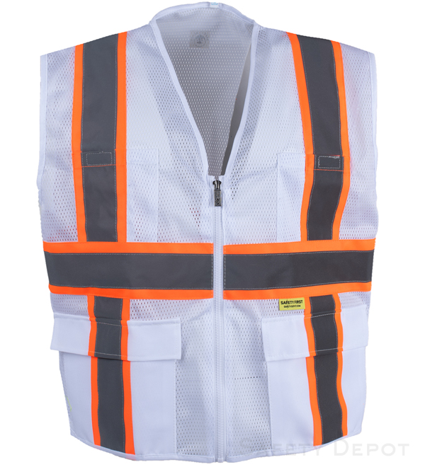 Safety deals vest white